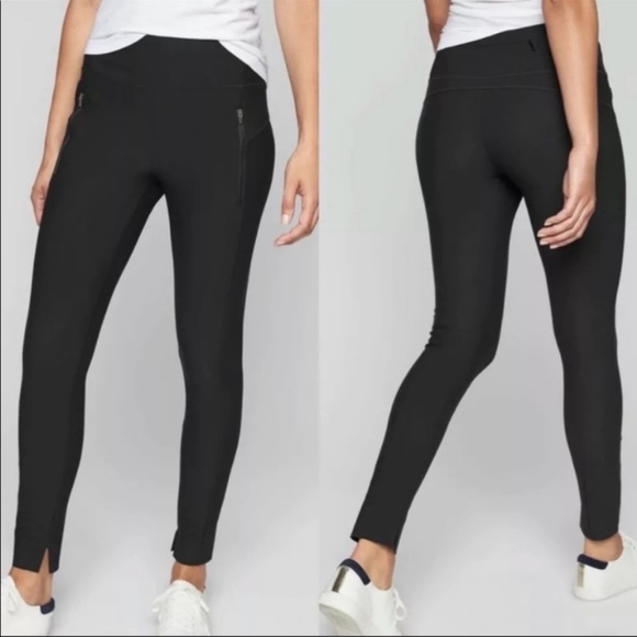 Athleta Pants - ATHLETA Stellar Black Tight Pants size small